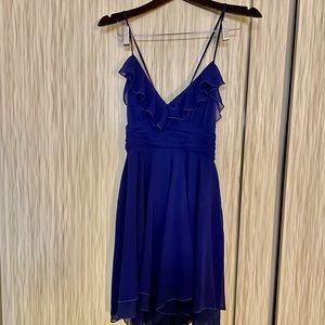 Bar III Purple FlirtyDress, Corset back New Medium